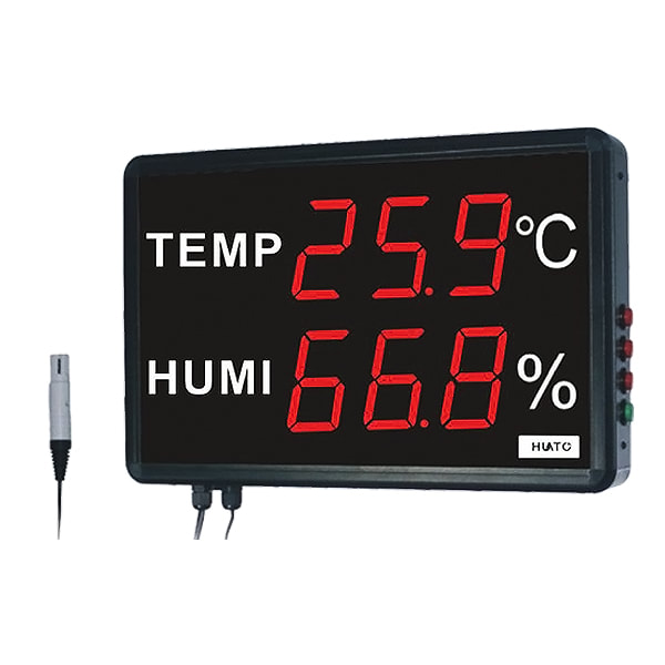 Huato HE230AS Large LED Display Thermohygrometer Transmitter