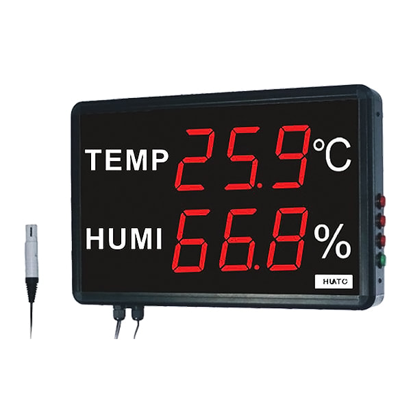 Huato HE230AS2 Large LED Display Thermohygrometer Transmitter