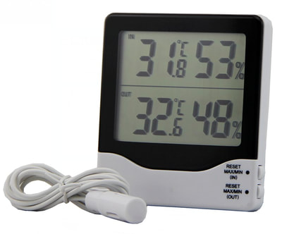 LC Tech TL8039 In/Out Dual Display Thermohygrometer