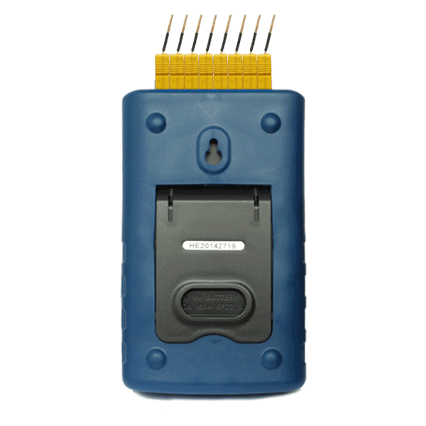 Huato S220-T8 Series Thermocouple Thermometer Data logger Back