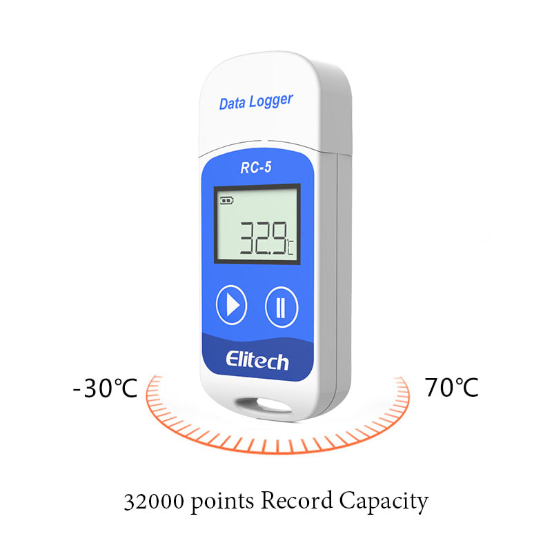 Elitech RC-5 USB Temperature Data logger 32000 Points