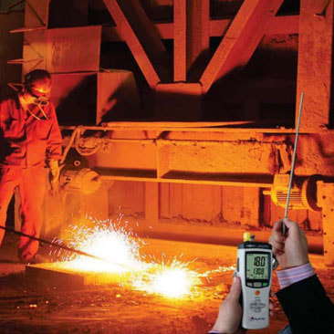 Huato HE801 Multi-Channel Handheld Thermocouple Thermometer Data logger