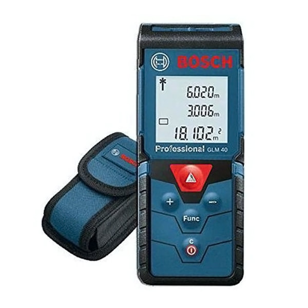 Bosch GLM40 Laser Distance Meter with Pouch