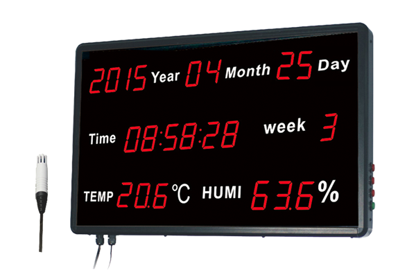 Huato HE218C Large LED Display Thermohygrometer Data Logger
