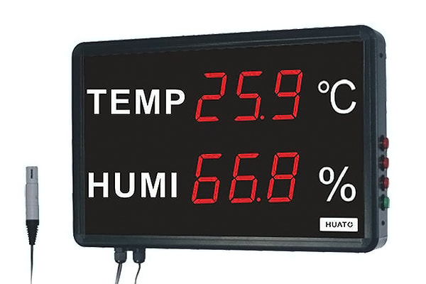 Huato HE223C Large LED Display Thermohygrometer Data Logger