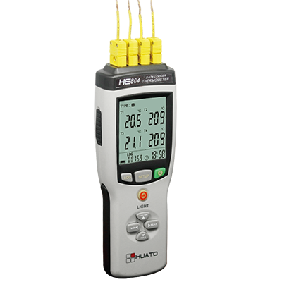 Huato HE704 Multi-Channel Handheld Thermocouple Thermometer
