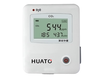 Huato S653 CO2 Temperature and Humidity Data logger