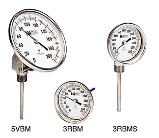 Bimetal and Dial Thermometer