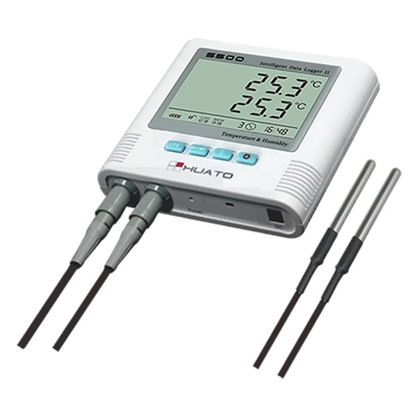 Huato S500-DT Dual External Sensor Temperature Data Logger