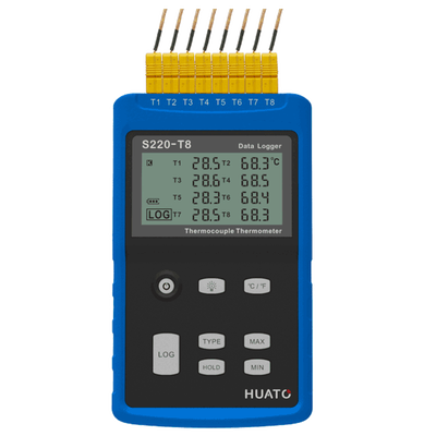Huato S220 Series Thermocouple Thermometer Data Logger