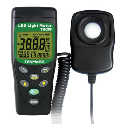 Tenmars TM-209 LUX/FC LED Light Meter
