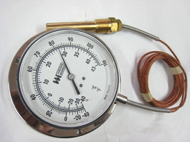 Weiss Bi-metal and Dial Thermometer Capillary type